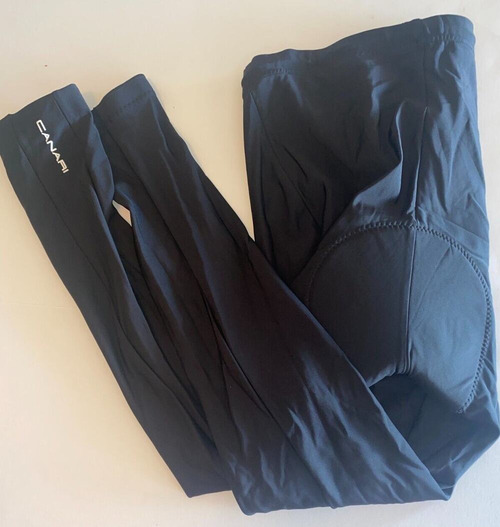 Canari men’s extra large black cycling pants padded